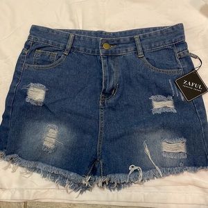 ZAFUL Forever Young Shorts size L in deep blue